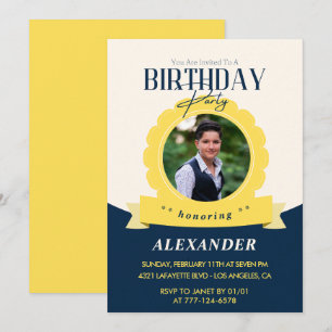 Adult birthday 16th birthday invitation Modern