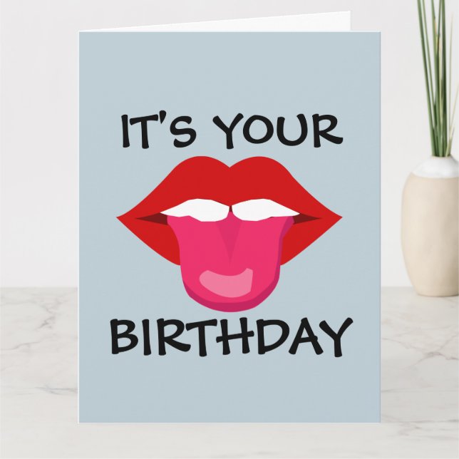 ADULT BIRTHDAY FOR HIM HUSBAND GREETING CARD (Front)