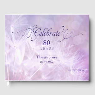 Adult Birthday Party Guest Book for Any Age