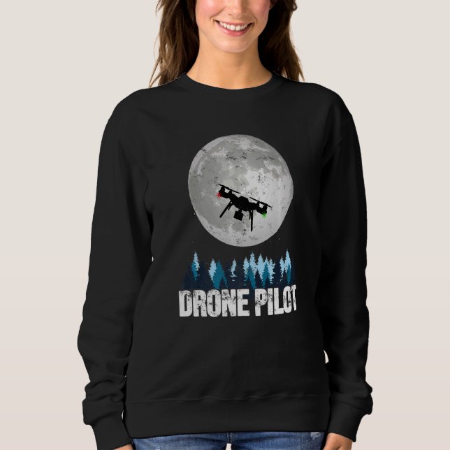 Adult Camera Drone Pilot Quadcopter Rc Aircraft Fp Sweatshirt (Front)