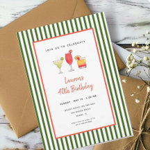 Adult Cocktail Birthday Party