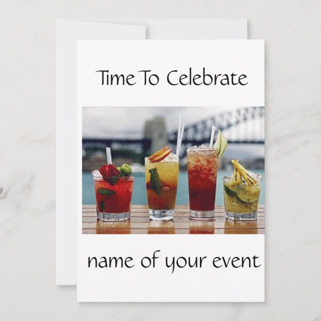 ****ADULT COCKTAIL PARTY INVITATION***** INVITATION (Front)