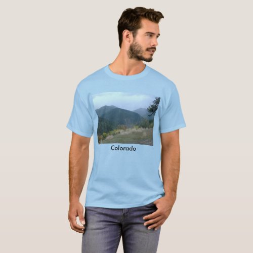 Adult Colorado Mountain Tops T_Shirt
