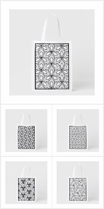 Adult Coloring Art Supplies Bags