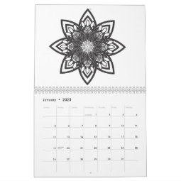 Adult Coloring Calendar | Zazzle