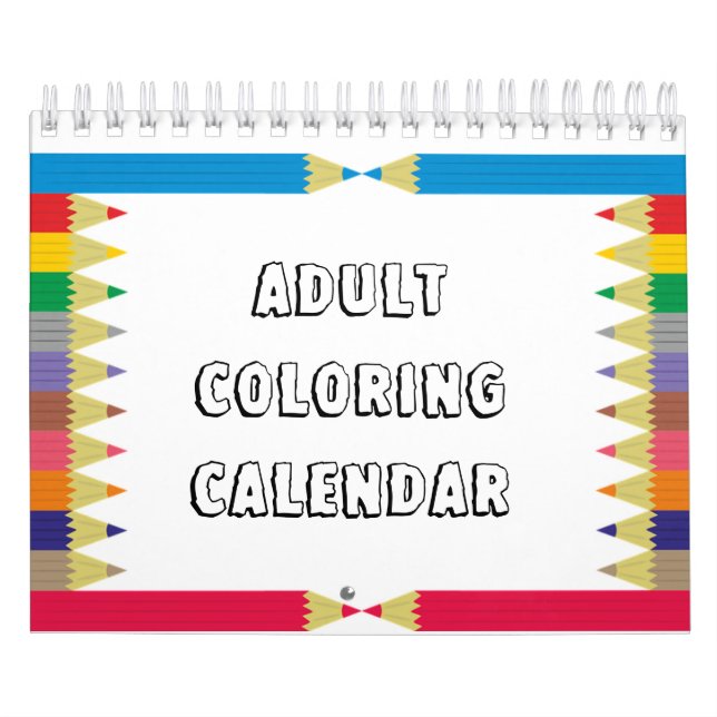 Adult Coloring Calendar (Cover)