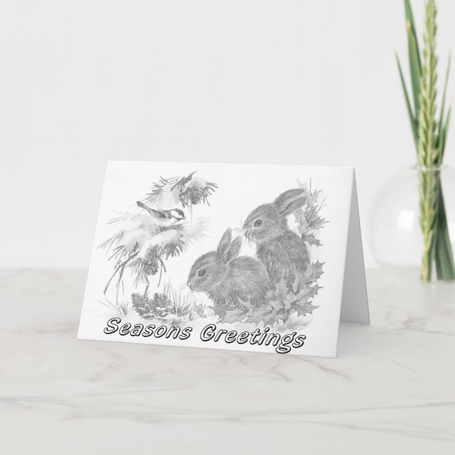 Adult Coloring Christmas Card (Front)