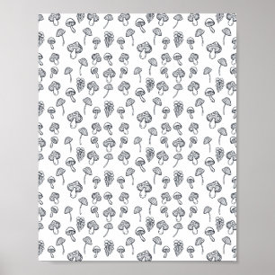 Adult Coloring Page Design Poster