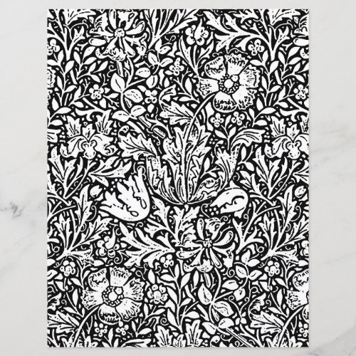 Adult Coloring Page William Morris Compton Floral