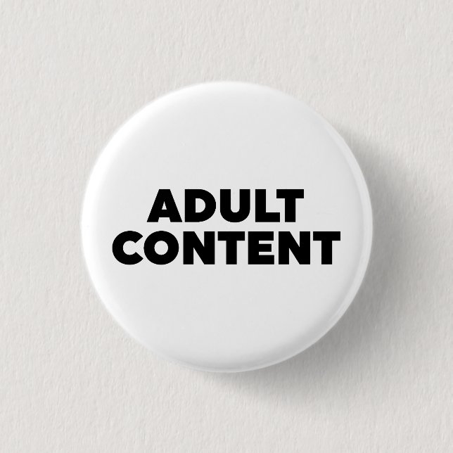 Adult Content Button (Front)