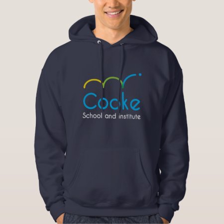 Adult Cooke Logo Hoodie Sweatshirt, Navy