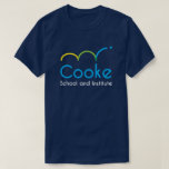 Adult Cooke Logo Tee, Dark Blue T-shirt at Zazzle