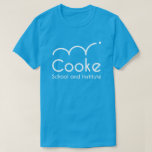 Adult Cooke Logo Tee, Teal T-shirt at Zazzle
