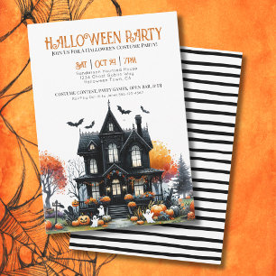 Adult Costume Party Halloween Invitation