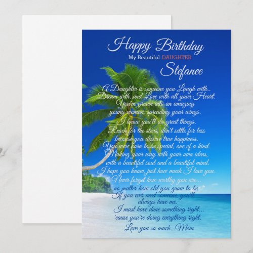 Adult Daughter Birthday Card 