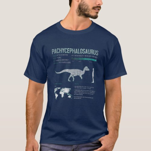 Adult Dinosaur Boys Girls _ Pachycephalosaurus T_Shirt