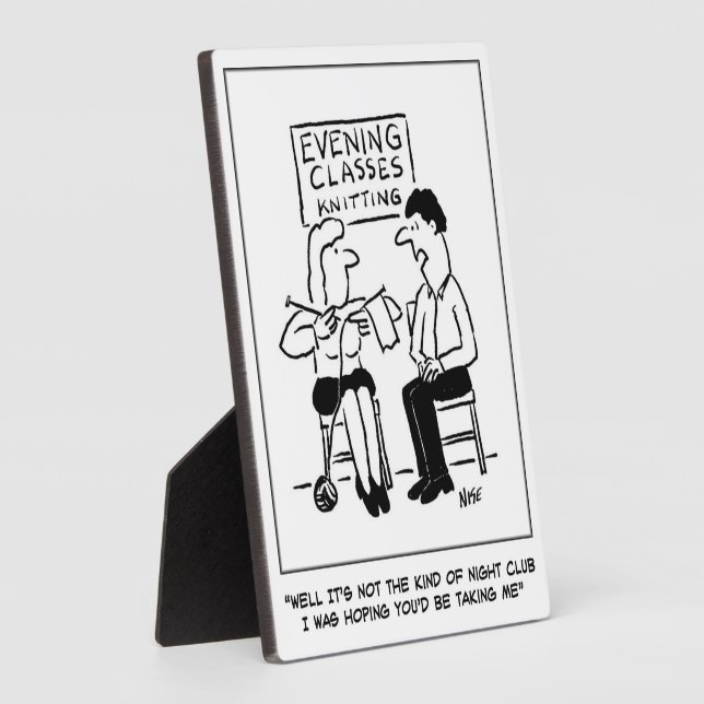 Adult Education Night Class & Night Club Funny Plaque (Side)