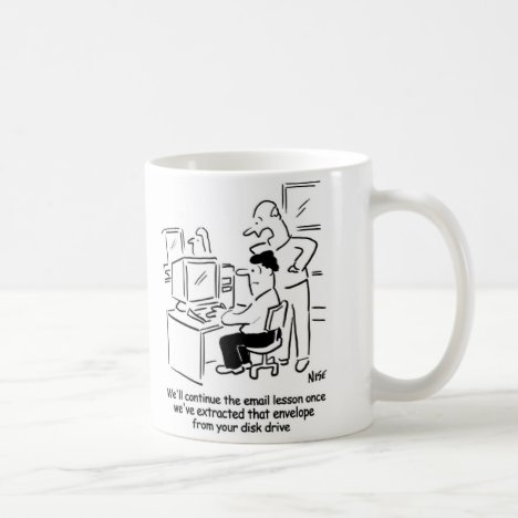 Adult Email Computer Lesson Coffee Mug
