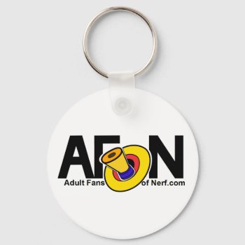 Adult Fans Of Nerf Keychain by mister_k at Zazzle