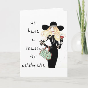 ADULT FEMAL BIRTHDAY-LET'S CELEBRATE YOUR DAY! CARD