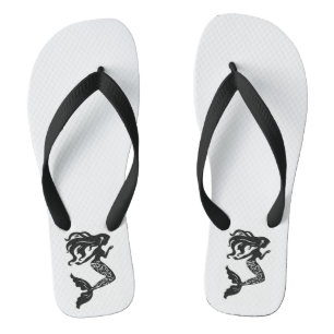 Adult Flip Flops-Mermaid Flops