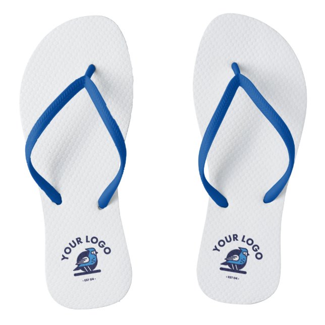 Adult Flip Flops, Slim Straps Flip Flops (Footbed)