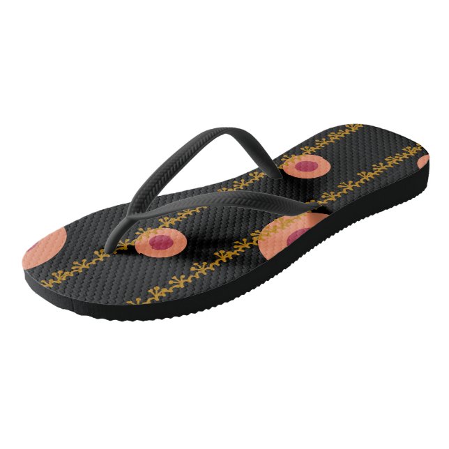 Adult Flip Flops, Slim Straps Flip Flops (Angled)