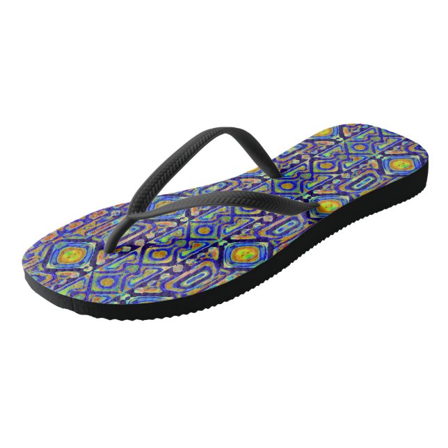 Adult Flip Flops, Slim Straps Flip Flops (Angled)