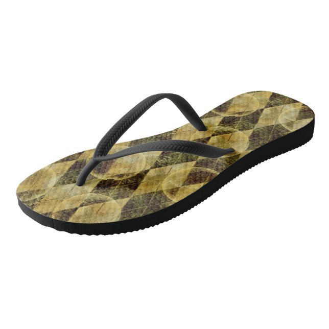 Adult Flip Flops, Slim Straps Flops (Angled)