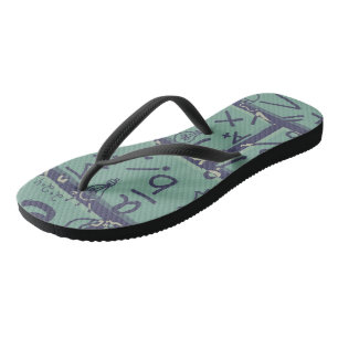 Adult Flip Flops, Slim Straps Flops