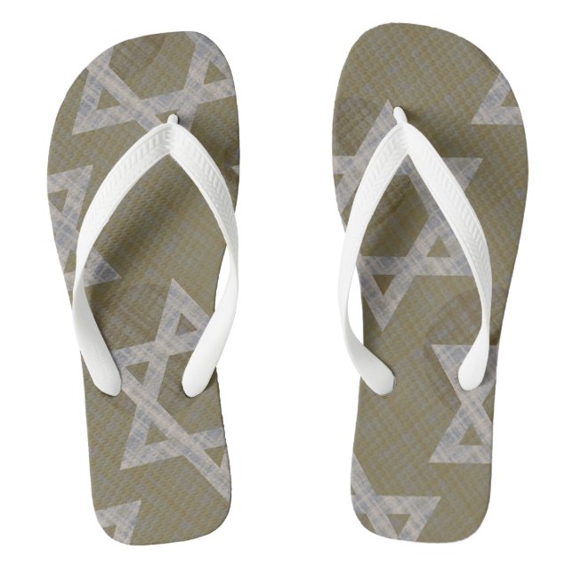 Adult Flip Flops, Wide Straps Flip Flops (Footbed)