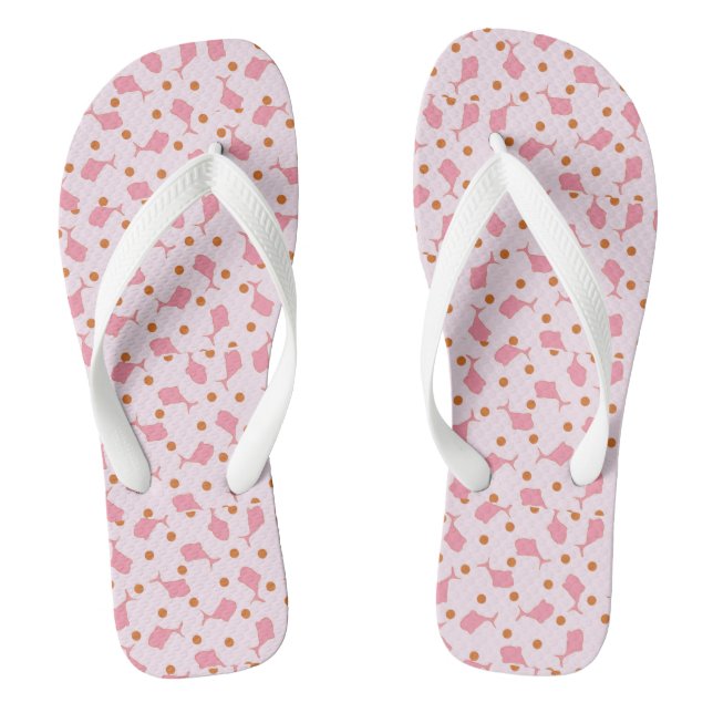 Adult Flip Flops, Wide Straps Flip Flops (Footbed)