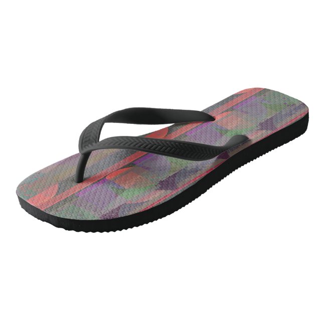 Adult Flip Flops, Wide Straps Flip Flops (Angled)