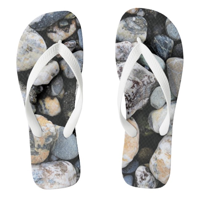 Adult Flip Flops, Wide Straps Flops (Footbed)