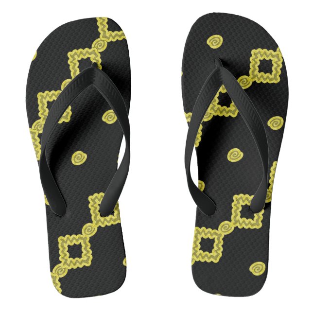 Adult Flip Flops, Wide Straps Flops (Footbed)