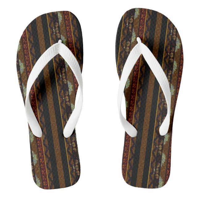 Adult Flip Flops, Wide Straps Flops (Footbed)