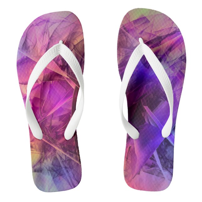 Adult Flip Flops, Wide Straps Flops (Footbed)