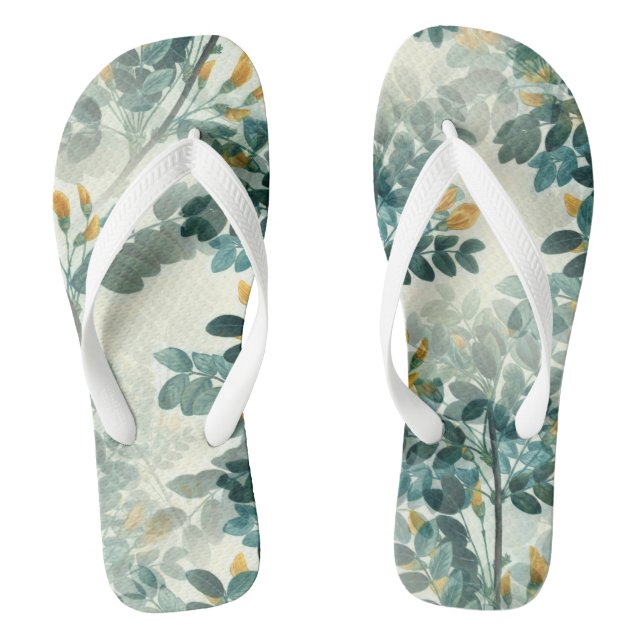 Adult Flip Flops, Wide Straps Flops (Footbed)