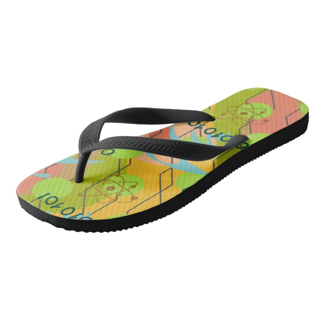 Adult Flip Flops, Wide Straps Flops (Angled)
