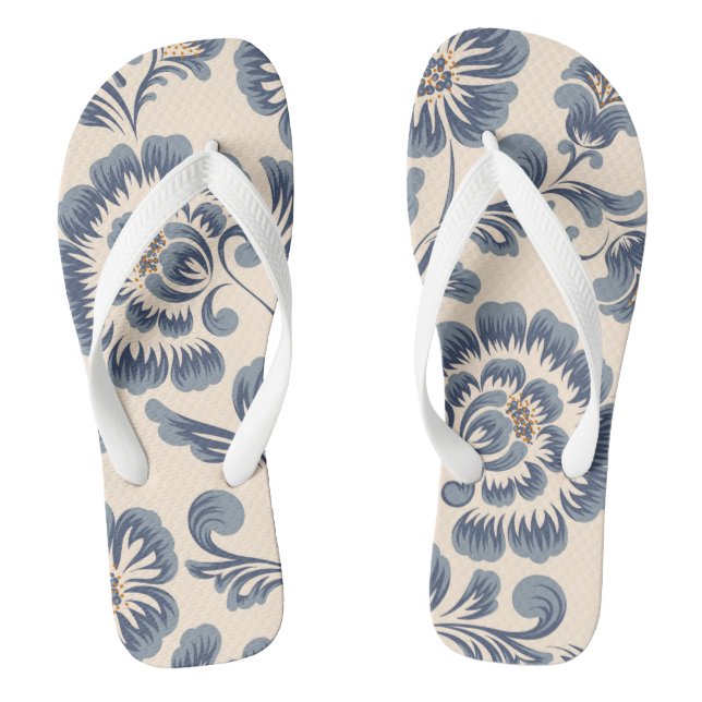 Adult Flip Flops, Wide Straps Flops (Footbed)