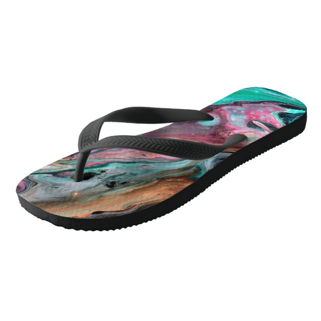 Adult Flip Flops, Wide Straps Flops (Angled)