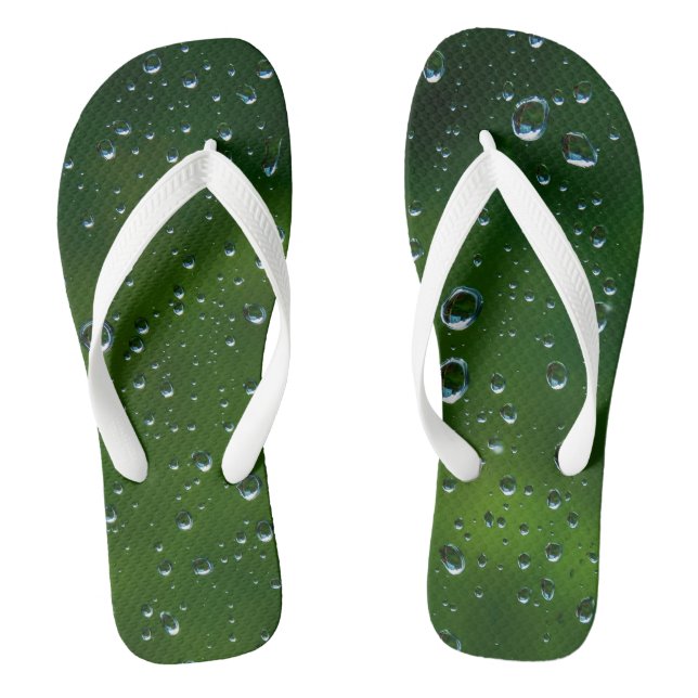 Adult Flip Flops, Wide Straps Flops (Footbed)