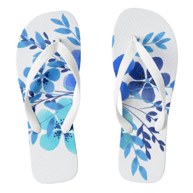 Adult Flip Flops, Wide Straps Flops (Footbed)
