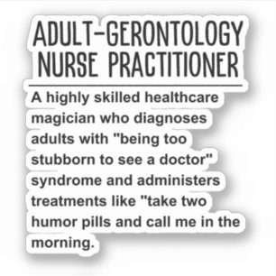 Adult-Gerontology Nurse Practitioner Sticker