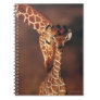 Adult Giraffe with calf (Giraffa camelopardalis) Notebook