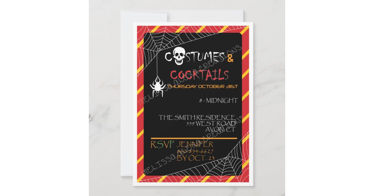 Adult Halloween Card | Zazzle