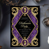 Adult Halloween Party Gold Ornate Vintage