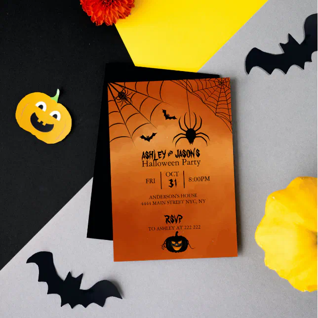 Adult Halloween Party Invitation Zazzle