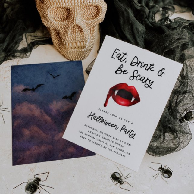 Adult Halloween Party Invitation (Creator Uploaded)