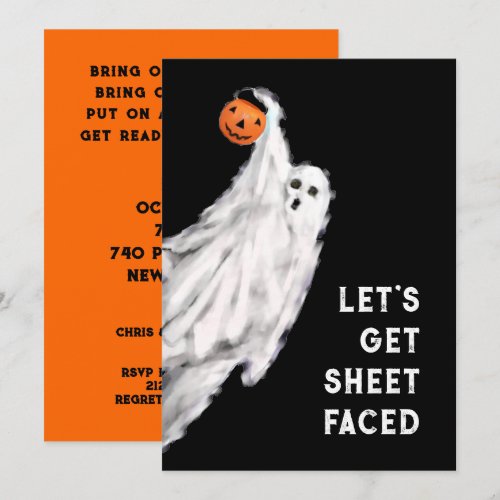 Adult Halloween Party Invitations